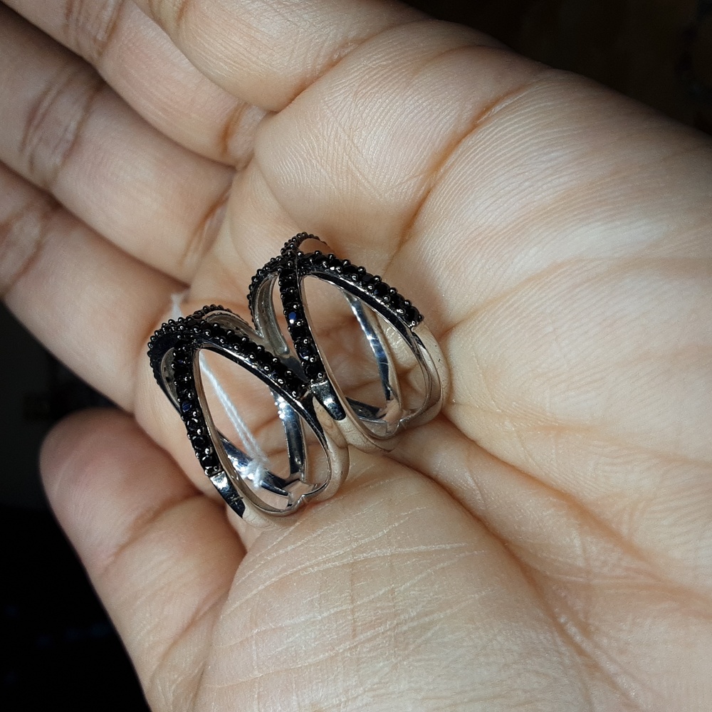 925 Genuine Natural Black Spinel. PRICE IS FIRM. - Picture 2 of 4